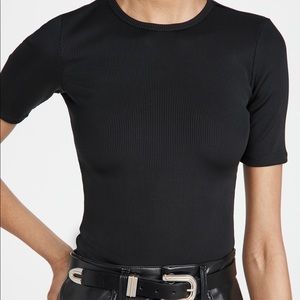 Anine bing jean top-black. Size S. New with tag.